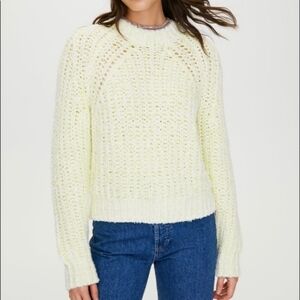 Wilfred knit sweater in cream, size S